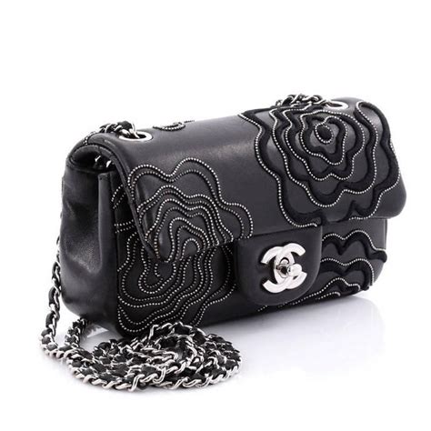 chanel camellia flap